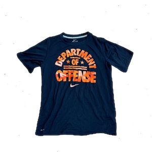 Blue and orange Dri-fit top